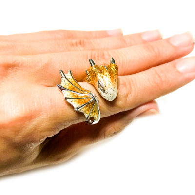 Moonlit Dragon Ring