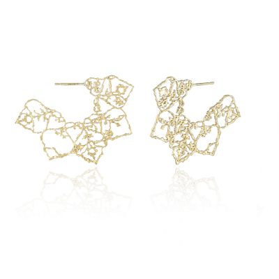 Natalie Perry, Mandala Hoops in 9ct recycled gold