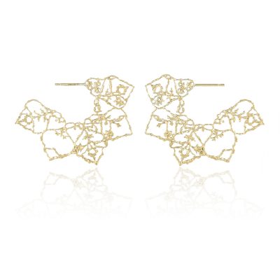 Natalie Perry, Mandala Hoops in 9ct Fairtrade Gold