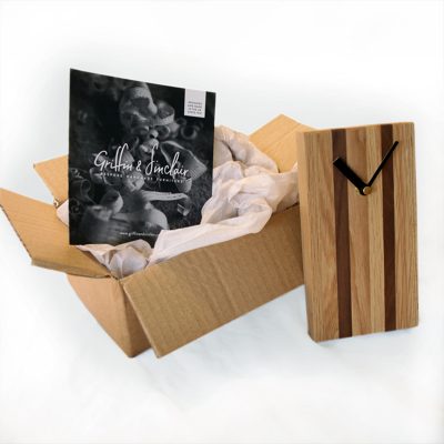 striped clock packaging