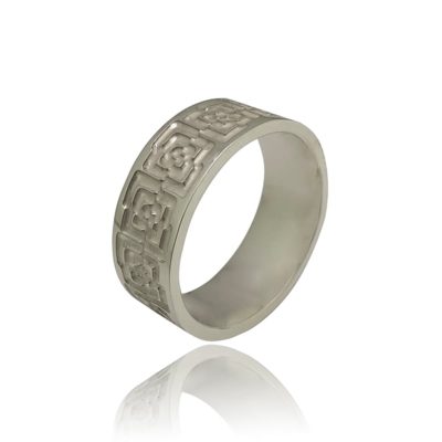 Geometric-Design-Ring-Polished