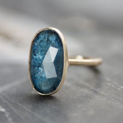 Blue Kyanite Ring