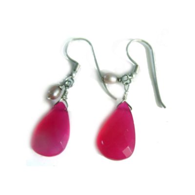 hot pink earrings