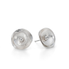 Euphorbia Stud Earrings Large Argentium Silver
