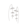 Euphorbia Leaf Drop Earrings Sterling Silver