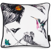Hummingbird Hand Embroidered Cushion and Beaded Cushion - Harvey