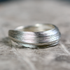 Mitsuro Hikime Silver Ring - UK Ring Size M
