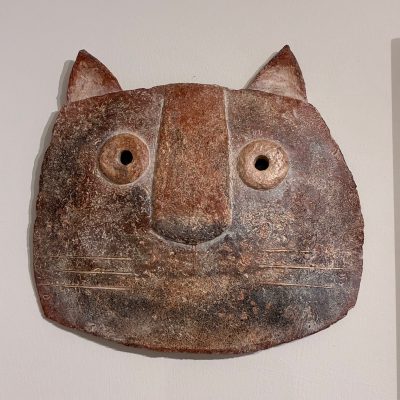 Large Cat Mask: ceramic