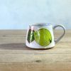 medium mug lime and leaf on chun