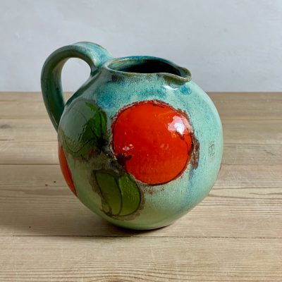 spherical jug – clem and leaf on eau de nil