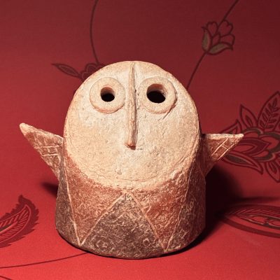 Round Owl: ceramic