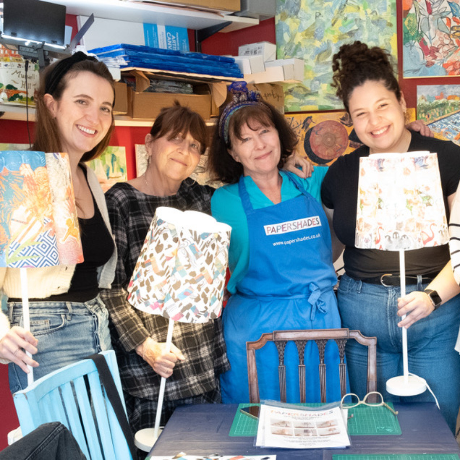 Create a stunning paper lampshade